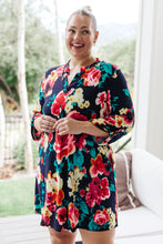Load image into Gallery viewer, Moonlit Garden Floral Midi Dress
