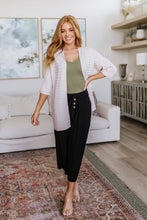 Load image into Gallery viewer, Modern Classic Wide Leg Crop Pants in Black