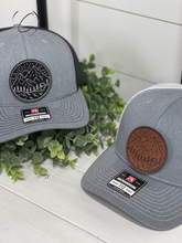 Load image into Gallery viewer, Mountain Sunrise Circle Patch Snapback Adult Hat