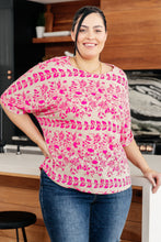 Load image into Gallery viewer, My Bae Boyfriend Top in Pink and Beige