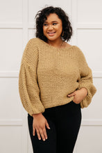 Load image into Gallery viewer, Natural Beauty Knit Sweater in Taupe
