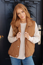 Load image into Gallery viewer, Neither Here Nor There Puffer Vest in Camel