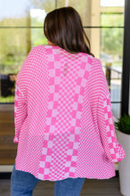 Load image into Gallery viewer, Keep On Driving Checkered Cardigan