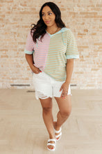 Load image into Gallery viewer, New Light Color Block Striped Hoodie