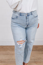 Load image into Gallery viewer, New Me Distressed Risen Jeans