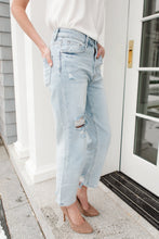 Load image into Gallery viewer, New Me Distressed Risen Jeans