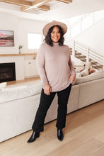 Load image into Gallery viewer, Nivia Draped Turtle Neck Tunic in Mocha