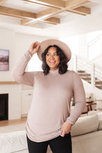 Load image into Gallery viewer, Nivia Draped Turtle Neck Tunic in Mocha