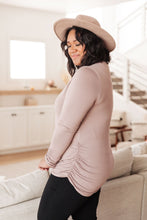 Load image into Gallery viewer, Nivia Draped Turtle Neck Tunic in Mocha