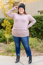 Load image into Gallery viewer, Nivia Draped Turtle Neck Tunic in Mocha