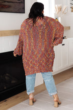 Load image into Gallery viewer, No Time Like the Present Confetti Cardigan in Rust