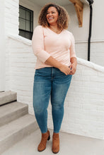 Load image into Gallery viewer, Perfect V Neck in Blush