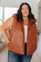 Load image into Gallery viewer, Persistence Pays Off Faux Leather Puffer Vest