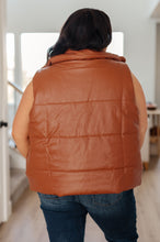 Load image into Gallery viewer, Persistence Pays Off Faux Leather Puffer Vest