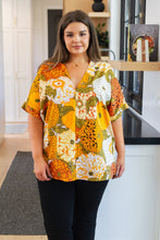 Load image into Gallery viewer, Picking Blooms Blouse in Amber Mix