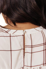 Load image into Gallery viewer, Playing In Plaid Top
