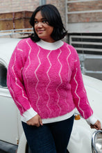 Load image into Gallery viewer, Pop Culture Zig Zag Sweater