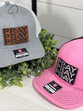 Load image into Gallery viewer, Adult Pray On, Over &amp; Through It Patch Snapback Hat