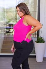Load image into Gallery viewer, Previous Engagement Halter Neck Sweater Tank in Pink