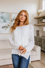 Load image into Gallery viewer, Relax With Me Knit Top in White