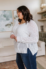 Load image into Gallery viewer, Relax With Me Knit Top in White