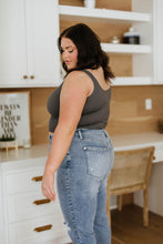 Load image into Gallery viewer, Relevant Ribbed Seamless Reversible Tank in Charcoal
