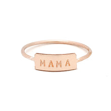 Load image into Gallery viewer, Mama Bar Ring