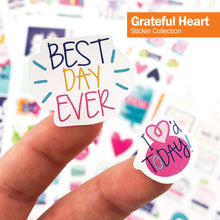 Load image into Gallery viewer, Grateful Heart Stickers | Gratitude, Positive, Good Vibes, Encouraging, Etc.