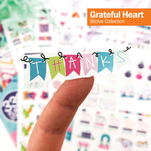 Load image into Gallery viewer, Grateful Heart Stickers | Gratitude, Positive, Good Vibes, Encouraging, Etc.