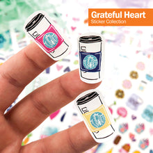 Load image into Gallery viewer, Grateful Heart Stickers | Gratitude, Positive, Good Vibes, Encouraging, Etc.