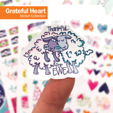 Load image into Gallery viewer, Grateful Heart Stickers | Gratitude, Positive, Good Vibes, Encouraging, Etc.