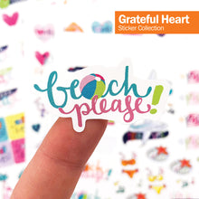Load image into Gallery viewer, Grateful Heart Stickers | Gratitude, Positive, Good Vibes, Encouraging, Etc.