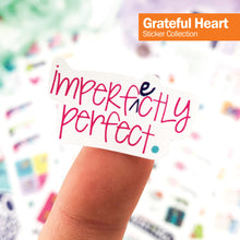 Load image into Gallery viewer, Grateful Heart Stickers | Gratitude, Positive, Good Vibes, Encouraging, Etc.