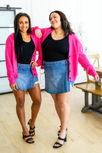 Load image into Gallery viewer, Mid Rise Overlapping Distressed Denim Judy Blue Skort