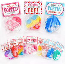 Load image into Gallery viewer, PREORDER: Valentine Heart Popper Fidgets (Pack of 10)