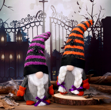 Load image into Gallery viewer, Stripes Are Nice Gnomes Set of 2