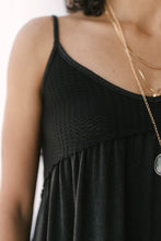 Load image into Gallery viewer, Seaside Dreams Tunic in Black