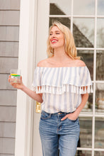 Load image into Gallery viewer, Set Yourself Free Striped Top