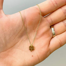 Load image into Gallery viewer, PREORDER: Shamrock Gold-Dipped Pendant Necklace