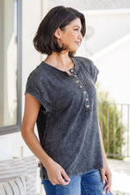 Load image into Gallery viewer, She's Alright Mineral Wash Sleeveless Henley