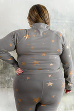 Load image into Gallery viewer, Shine Like A Star Zip Up Workout Jacket