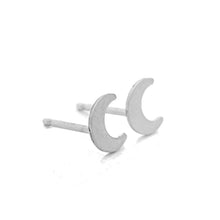 Load image into Gallery viewer, Moon Stud Earrings