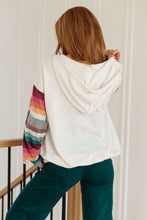 Load image into Gallery viewer, Skip and A Hop Rainbow Sleeve Half Zip Hoodie