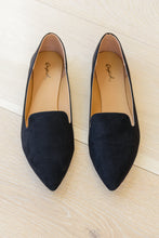 Load image into Gallery viewer, So Classic Suede Flats In Black