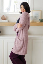 Load image into Gallery viewer, Soft Wisteria Hooded Cardigan