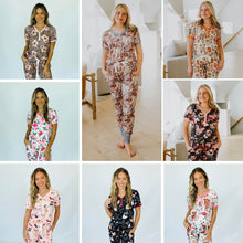 Load image into Gallery viewer, PREORDER: Short Sleeve Jogger PJ Set in Assorted Prints