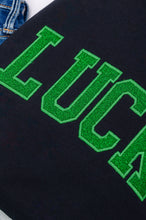 Load image into Gallery viewer, PREORDER: Embroidered Lucky Glitter Sweatshirt in Two Colors