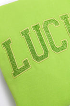 Load image into Gallery viewer, PREORDER: Embroidered Lucky Glitter Sweatshirt in Two Colors