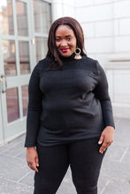 Load image into Gallery viewer, Stylin Girl Turtleneck in Black
