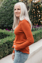 Load image into Gallery viewer, Stylin Girl Turtleneck in Rust